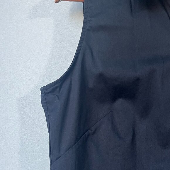 Banana Republic Black Sleeveless Button Down Shirt - Picture 3 of 5